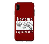 Become Ungovernable Cat Biting Arm Resistance Class Case for iPhone XS Max