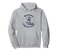 become ungovernable Cowboy Raccoon funny Trash Panda Pullover Hoodie