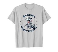 Become ungovernable Cowboy Raccoon Funny Trash Panda T-Shirt