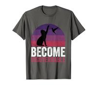 Become Ungovernable - Funny Cat Resist Political Corruption T-Shirt, Men, Asphalt Grey, 5X-Large