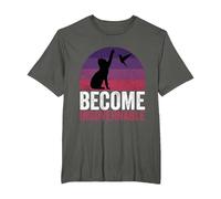 Become Ungovernable - Funny Cat Resist Political Corruption T-Shirt, Men's Big and Tall, Asphalt Grey, 6X Tall