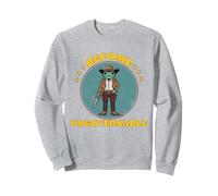 become ungovernable funny cowboy frog frog meme lover Sweatshirt