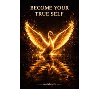 Become Your True Self Notebook: Motivational Grid Notebook- Swan Cover, Self-Discovery Journal, Squared Pages for Notes, Reflection & Personal Growth