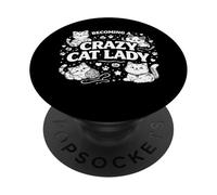 Becoming A Crazy Cat Lady Humor Personality Statement PopSockets Adhesive PopGrip