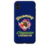 Becoming A Vegetarian Is A Big Missed Steak Case for iPhone XS Max