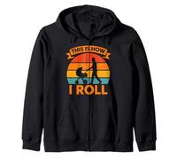 Becoming THIS IS HOW I ROLL Funny Soon-to-be Dad Zip Hoodie
