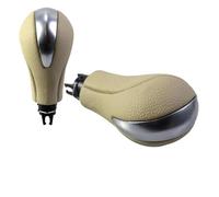 Becwdvo Car Stick Lever Handle Black Beige Automatic Gear Shift Knob/Fit for Nissan Patrol Y62 / Fit for Nissan/Fit for Infiniti G25 G37 FX37 EX37 QX70 Q60 34910-JK03A 34910-1LA6C(Beige)