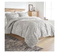 Bed, Bedding Sets Solid Color Cotton Duvet Cover Set Queen Size 3 Piece Duvet Cover Bedspreads