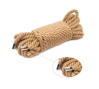 Bed bonage Restraints Sex Adults Rope Erotic Accessory for Binding Binder Restraint to Touch Tie Up Fun Slave Role Play Brown S 5M