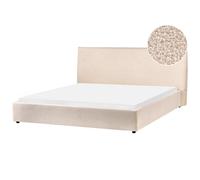 Bed Boucle LAVAUR 180 x 200 cm (EU Super King) Beige