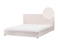 Bed Boucle LAVAUR 180 x 200 cm (EU Super King) Off-White