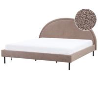 Bed Boucle MARGUT 180 x 200 cm (EU Super King) Taupe