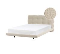 Bed Boucle SOULISSE 120 x 200 cm (EU Small Double) Beige