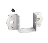 Bed Brackets 10PCS White Stainless Steel Thickened Corner Code for Solid Wood Horizontal Beam Support Fixing Hardware Accessories(35mm,2.2)