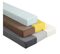 Bed Bridge Headboard Padded for Full/Twin/Queen/King Bed, Custom Size Mattress Extender With Removable Cover, Rectangle Mattress Gap Filler Bolster Pillow (Custom Size,Color)