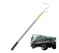 Bed Buddy Truck Tool - Multifunctional Telescopic Pull Rod|ladder Poles with Hook|telescopic Bed Buddy Cargo Truck Retriever Stainless Steel |Telescoping Pull Pole|multifunctional Roof Pole Hook
