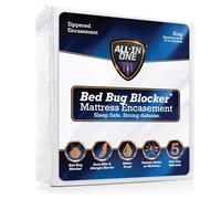 Bed Bug Blocker Original Zippered Mattress Protector (King),White