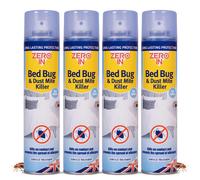 Bed Bug & Dust Mite Killer - Bed Bug Spray for Mattress, Bed Frames & Furnishings - Fast-Acting Aerosol Surface Treatment for Immediate Results -