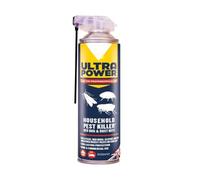 Bed Bug & Dust Mite Killer Spray 500ml Ultra Power Fast-Acting Insect Control for Fleas, Moths, Crawling & Flying Bugs Dual Nozzle, Use on Hard & Soft Surfaces, Long-Lasting Protection (1)