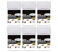 Bed Bug & Flea Killer Smoke Bomb Home Fumigation Fogger Fast Acting Pest Control for Bed Bugs, Fleas & Eggs No Odour No Residue HSE Approved (3.5g Each) Pack of 6