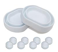 Bed Bug Interceptors - 8 Pack | Bed Bug Interceptor Traps | Insect Trap, Monitor, and Detector for Bed Legs (White - 8 pcs)