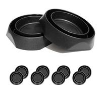 Bed Bug Interceptors with Anti Skid Pads | Bed Bug Trap | Bed Bug Traps and Detectors | Bed Bug Traps for Bed (Black - 8 Pcs)