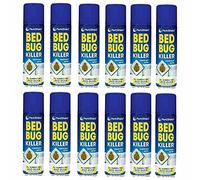 Bed Bug Killer Spray 200ML / 1 Pair of Disposable Gloves, Treatment Pest Control Kills Insect, Fleas, Ticks, Bed Bug & Lice by Swiss Signature (12 Pack)