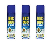 Bed Bug Killer Spray 200ml (Pack of 3) - Fast Acting Bed Bug & Flea Treatment for Mattresses, Carpets, Sofas & Upholstery, Indoor Pest Control Solution