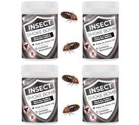 Bed Bug Smoke Bomb | Pack of 4 | Permethrin Bed Bug & Insect Fogger - Fast-Acting, Non-Staining, Covers 30m², For Home Use, Kills BedBugs, Silverfish, Moths, Ants, Spiders, Fleas