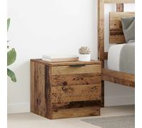 vidaXL Bed Cabinet 2 pcs Old wood 40 x 39 x 40 cm Engineered wood