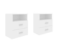 Bed Cabinet Bedside Cabinet Storage Cabinet Nightstand Bed Side Table vidaXL