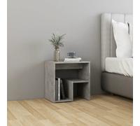 Bed cabinet Concrete Grey engineered wood 40x30x40 cm modern bedside shelf small