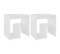 Bed Cabinet Nightstand Side Table Storage Bed Table Engineered Wood vidaXL