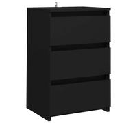 Bed Cabinet Nightstand Side Table Storage Bed Table Engineered Wood vidaXL