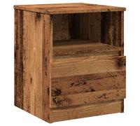 Bed Cabinet Nightstand Side Table Storage Bed Table Engineered Wood vidaXL