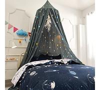 Bed Canopy for Kids Children Round Dome Mosquito Net Hanging Girls Canopy for Reading Corner/Bedroom/Game House,Princess Bed Canopy for Children,Kids Nursery Room Decorations,Baby Game Tent Color D