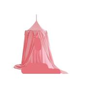 Bed Canopy for Kids Mosquito Net Round Dome Hanging Indoor Outdoor Castle Play Tent Children Room Decoration Curtains(Dark Pink)