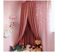 Bed Canopy Kids Dome Mosquito Net Play Tent Nursery Room Decorations Hanging Dirty Dusty Bed Canopies Brown(Height:2.5M)