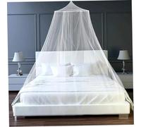 Bed Canopy Large White Netting with Breathable Lightweight Mesh, Round Hoop Hanging Bed Curtains for Single to King Size Beds, Princess Style for Girls and Adults