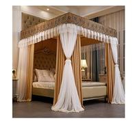 Bed Canopy Luxurious Double Layer Blackout Bed Canopy, Home Bedroom Mosquito Net With Stand, Universal For All Seasons (A5 180x220x200cm)