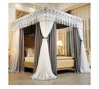 Bed Canopy Luxurious Double Layer Blackout Bed Canopy, Home Bedroom Mosquito Net With Stand, Universal For All Seasons (A2 180x220x200cm)