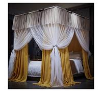 Bed Canopy Luxury Bunk Bed Canopy, Bed Curtain With Stainless Steel Tube Holder, Four Seasons Universal Mosquito Net (Color : A4, Size : 180x220x200cm)