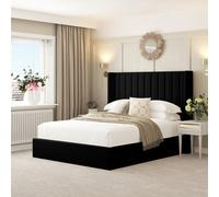 Bed Choices Madison Bed Frame With 54" Headboard - Single (Black)