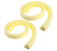 Bed Crevice Filler for College Students, L Shaped Foam | Yellow Sponge Insert, Rounded Corners, Trim to Fit Beds and Sofa Backs in Bedrooms and Family Homes