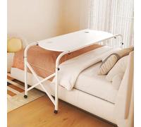Bed Desk Over The Bed Table with Wheels Table Over The Bed Desk Over Bed Table Mobile Desk Bed Table with Wheels Computer Table for Bed Table with Wheels Adjustable Height White1. Szpxxx, Black2, J