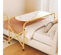Bed Desk Over The Bed Table with Wheels Table Over The Bed Desk Over Bed Table Mobile Desk Bed Table with Wheels Computer Table for Bed Table with Wheels Adjustable Height White1. Szpxxx, Black2, J