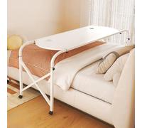 Bed Desk Over The Bed Table with Wheels Table Over The Bed Desk Over Bed Table Mobile Desk Bed Table with Wheels Computer Table for Bed Table with Wheels Adjustable Height White1. Szpxxx, Black2, J