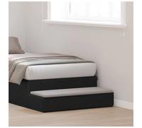 Bed Drawers Engineered Wood Bedroom Furniture Storage Solution Modern vidaXL