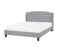 Bed Fabric BORDEAUX 160 x 200 cm (EU King Size) Light Grey