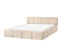 Bed Fabric ORVILLE 160 x 200 cm (EU King Size) Taupe